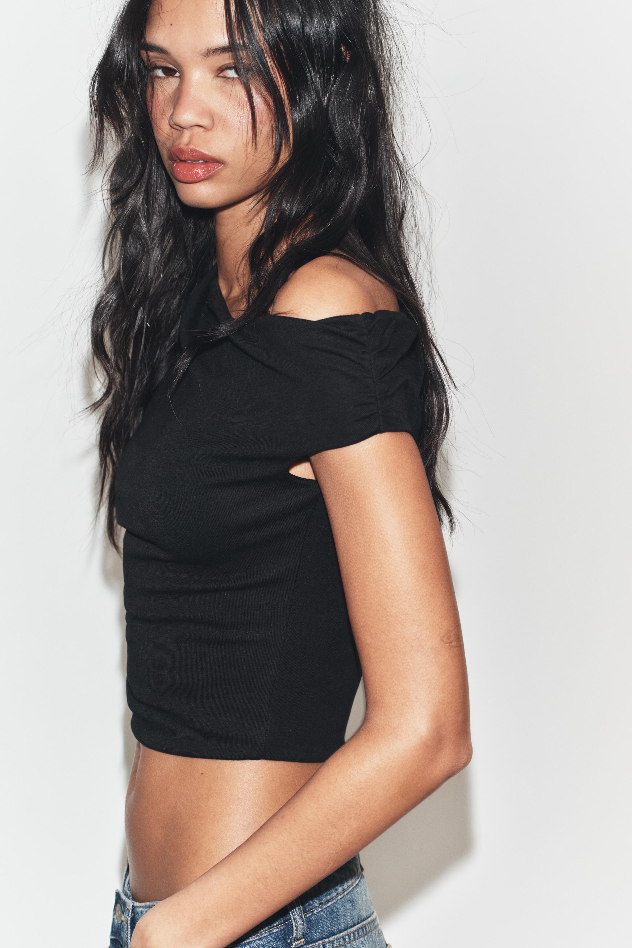 DRAPED ASYMMETRIC TOP